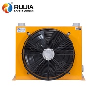 Radiador de Extrusora de Plástico, Enfriador de Aceite Hidráulico, Intercambiador de Calor para Reductor de Engranajes para Maquinaria de Construcción con Ventilador de 12V/24V
