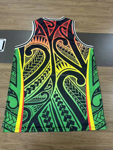 Camisetas de Baloncesto Personalizadas FQ con Diseño de Cultura Reggae, Estilo One Love Jah Bless, Uniformes de Baloncesto Juveniles de Nueva Zelanda, Sublimados - Product Image 5