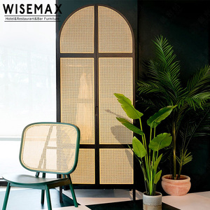 WISEMAX FURNITURE Modern Home Rattan Bedroom Furniture Multiple Solid Wooden <strong>Wardrobe</strong> Closet 2 Doors Clothes Storage <strong>Wardrobe</strong> - Product Image 6