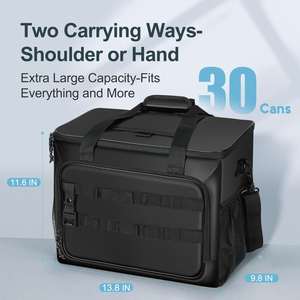 Custom Soft Cooler Bag 30 Cans Collapsible Cooler with Adjustable Shoulder Straps Insulated Cooler Bag - Product Image 2