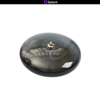 Lampe à huile créative en verre de haute qualité, faite à la main, en forme de cylindre, style moderne et simple, sans fumée, pour la maison ou le bureau, lampe à beurre tendance