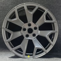 Rines Forjados de 1 Pieza 1910 19x10 5x114.3 64.1 Gris Metálico de 7 Radios, Estilo OEM para Tesla Model Y y Model 3
