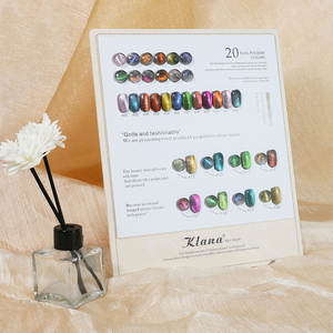 Vernis à ongles gel effet œil de chat 5D Aurora Cut Diamond, sans HEMA/TPO, 20 couleurs, gel UV magnétique œil de chat, qualité salon - Product Image 6