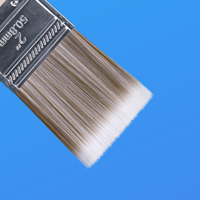 Ensemble de 5 pinceaux de peinture de qualité industrielle/DIY pour la peinture murale, les meubles et la décoration artistique