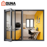 Fenêtre à battant en aluminium sur mesure OUNA, verre trempé, rupture de pont thermique, insonorisée, écoénergétique, résistante aux impacts d'ouragan