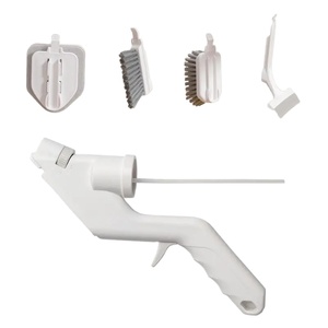 Multifunktion ales Wassersprüh-Bodenbürsten-Reinigungs set mit Glasschaber-Reinigungs bürste Schwamm-Wisch spalt bürste fünfteiliges Set - Product Image 1