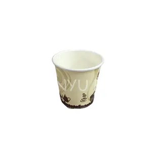Custom Printed 4oz disposable paper cup promotional cartoon cups