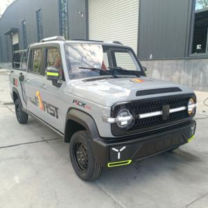 Pick-up électrique gris NE de grande taille avec batterie au lithium à quatre roues motrices, autonomie <100 km, moteur 7500W, idéal pour les familles et le transport de marchandises, durable - Product Image 2