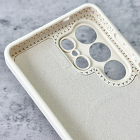 Coque en silicone liquide JOYPORODO S117 avec support d'objectif pour iPhone 18 17 16~12 Pro Max, coque magnétique antichoc pour Samsung