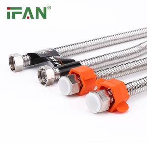 Tubo flessibile in metallo flessibile 30 40 50 60cm SUS304 tubo ondulato in acciaio inossidabile IFAN OEM ODM - Product Image 1