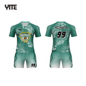 Seragam rugby hijau kustom set, seragam rugby NZ desain maori sentuh seragam rugby - Product Image 2
