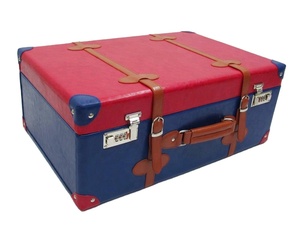Cajas de maletero decorativas de piel sintética modernas <span class=keywords><strong>Maletas</strong></span> de almacenamiento de combinación de colores agradables - Product Image 2