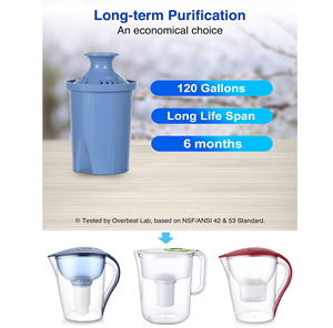 Cartucho de Filtro Eliminador de Plomo ECM por Adsorción Física e Intercambio Iónico para Purificación Profunda del Agua del Grifo Doméstico, Certificado por WQA - Product Image 2