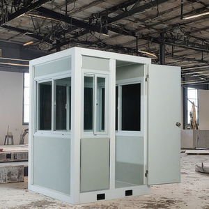 Siêu giá cả phải chăng xách tay cà phê kiosk gian hàng bảo vệ an ninh gian hàng có thể tháo rời gian hàng bảo vệ an ninh nhà bài Sentry an toàn hộp - Product Image 3