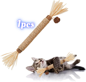 Cat Toys Silvervine Chew Stick,Kitten Treat Catnip Toy Kitty Natural <strong>Stuff</strong> with Catnip for <strong>Cleaning</strong> Teeth Indoor Dental - Product Image 2