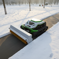 Cortacésped Robótico Multifuncional Agrícola de Alta Calidad de 900 mm con Certificación CE, 48 V, con Control Remoto y Barredora de Nieve