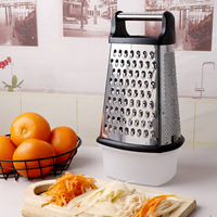Hoge kwaliteit 10 inch roestvrijstalen handmatige schilmes, rasp, snijder en cutter voor fruit en groenten, geschikt voor vaatwasser.