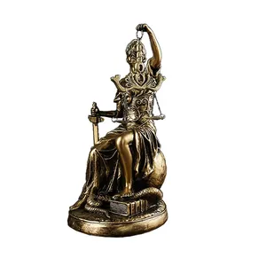 Statue personnalisée en résine de la <span class=keywords><strong>d</strong></span>éesse Thémis, sculpture de la justice équitable avec balance et épée, pour bureau <span class=keywords><strong>d</strong></span>'avocat, bureau ou <span class=keywords><strong>d</strong></span>écoration intérieure - Product Image 5