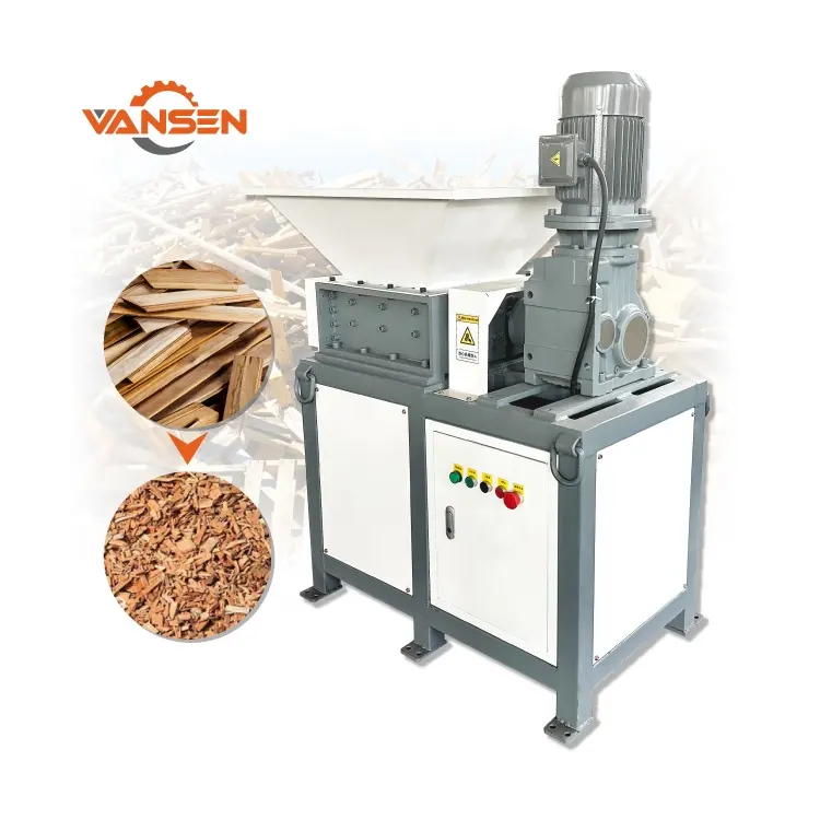 Custom Mini Elektrische Boomtak Hout Pallet Shredder Machine Recycling Voor Verkoop