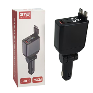 ที่ชาร์จโทรศัพท์มือถือในรถยนต์ Lisen Mini 100W USB-C สำหรับแล็ปท็อปและโทรศัพท์มือถือ ดีไซน์แบบที่ชาร์จในรถยนต์ พร้อมโลโก้ - Product Image 6