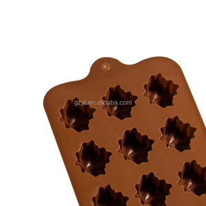 Ustensiles de cuisine gâteau Silicone bonbons moule 3D chocolat Fondant pâtisserie Silicone marron moules gâteau outils Vase moules Silicone sac - Product Image 4