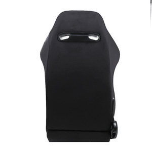 Racing Seat Universal Adjustable Black Pu Leather With Yellow Stitching For <b>Car</b> <b>Interior</b> Upgrade - Product Image 3