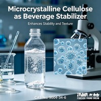 Celulosa Microcristalina de Grado Alimenticio para Bebidas como Espesante y para Mejorar la Estabilidad y Textura