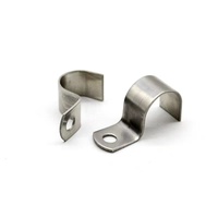 Demi-selle en forme de U à trou unique, collier de serrage en acier inoxydable, demi-selle