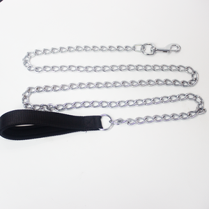 Correa para Perro <span class=keywords><strong>Pitbull</strong></span> de Cadena de Hierro Resistente para Exteriores, Diseño Clásico, con Clip, para Perros Pequeños y Grandes - Product Image 6