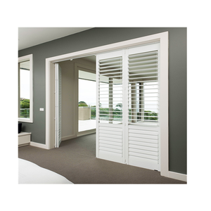 Persiana <span class=keywords><strong>in</strong></span> <span class=keywords><strong>Legno</strong></span> di Paulownia <span class=keywords><strong>con</strong></span> <span class=keywords><strong>Telaio</strong></span> <span class=keywords><strong>in</strong></span> <span class=keywords><strong>Legno</strong></span>, Tipo Scorrevole, Stile Australiano - Product Image 1