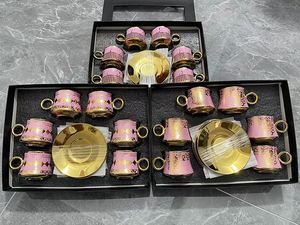 Set da tè ottomano anatolico greco arabico in rame tazze da caffè Espresso all'ingrosso Set regalo islamico tazze da caffè turco Set di 6 - Product Image 5