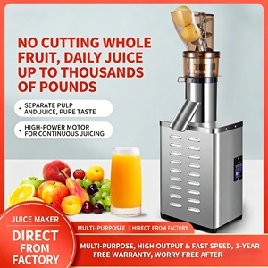 Extracteur <span class=keywords><strong>de</strong></span> jus à mastication lente sans lame pour fruits et légumes riches en fibres, alimentation automatique, large <span class=keywords><strong>goulotte</strong></span> - Product Image 6
