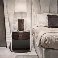 Neues Design Kingsize-Doppelbett aus Holz für Zuhause und Hotel