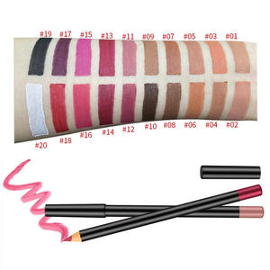 Crayon à lèvres crémeux longue tenue, waterproof, vegan, cruelty-free, naturel, en bois noir, fabrication OEM/ODM, marque privée, bio, personnalisé. - Product Image 2