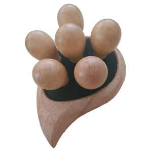 <span class=keywords><strong>GREENECO</strong></span> Appareil de massage corporel en bois en forme de feuille écologique - Product Image 2