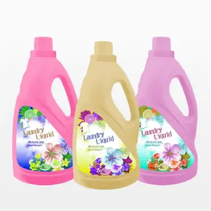 Oem Odm 2000ml Lavanderia Lessive Customized Colored Washing Detergent Liquid Laundry Detergent