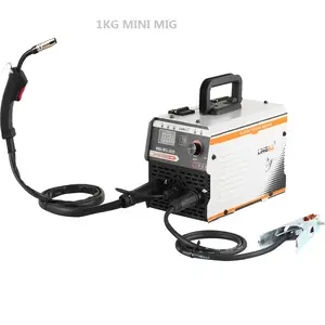 1-76 Lingba factory Mig MMA 2 in 1 1kg mini Flux Welders 120A 110/220V