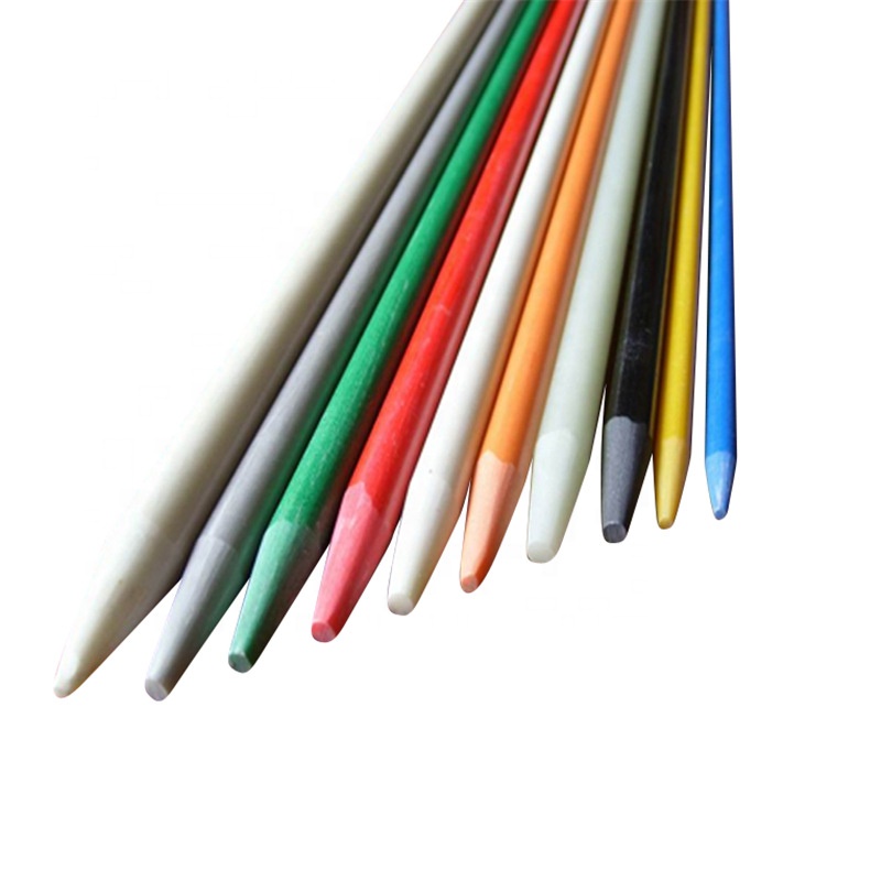 Производитель pultruded, гибкая эпоксидная стойка для растений, стержень из стекловолокна для теплиц