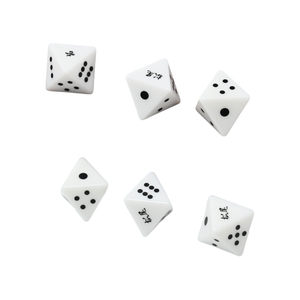 Hàng loạt nhỏ tùy chỉnh Acrylic 8 mặt D8 khắc nhựa xúc xắc 25mm 16mm Kích thước nhựa màu Biểu tượng logo mô hình trò chơi xúc xắc - Product Image 5