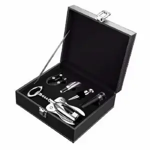 Stainless Steel Wine Corkscrew Gift Box Bar Tools Wine Bottle Opener Set