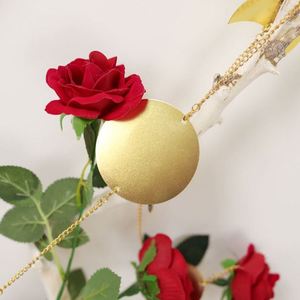 Venta al por mayor de hierro bohemio pared arte decoración 7 artes Luna sol diseño oro 123cm para sala de estar - Product Image 6