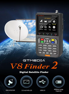 GTmedia V8 Finder2 H.265 <span class=keywords><strong>DVB</strong></span> S2X كامل HD مكتشف الأقمار الصناعية الرقمية مع سماعة بشاشة <span class=keywords><strong>LCD</strong></span> بوصة مجموعة صندوق علوي - Product Image 5