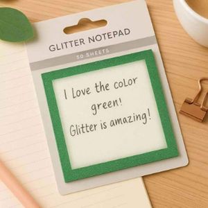 Multicolor Pearlescent Square <b>Sticky</b> <b>Notes</b> High Quality Fun Notebooks for Recording Memos Must-Have Office School Supplies Memo - Product Image 3