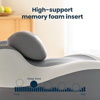 Coussin de lecture rectangulaire personnalisable en mousse à mémoire de forme Comflive – Soutien multi-positions, respirant, portable, pour l'élévation des jambes, amovible