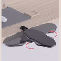 Vente chaude multifonctionnel pliant rotatif sans poinçon ordinateur bureau bras repose-bras support main support bureau coude repos