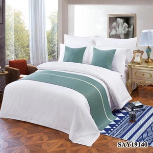 Serviette de pied de lit, drap de lit d'hôtel, couvre-lit simple, protège-pied de lit, fournitures pour hôtels, maisons d'hôtes et gîtes - Product Image 4