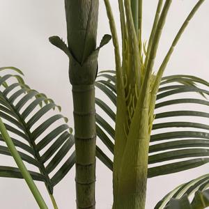 Plantas verdes artificiales árbol de geranio simulado Areca Palma <span class=keywords><strong>perla</strong></span> girasol bonsái interior biomimético decoración de suelo en maceta ornamento - Product Image 4