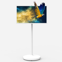 Téléviseur intelligent portable LED 4K de 32 pouces avec écran tactile intégré, tablette interactive pour la maison intelligente, Android 15, 8 Go + 128 Go, TV de salle de bain