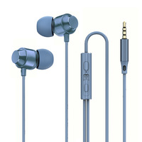 Headphone Earbuds Murah Terlaris, Kabel 3.5mm, Stereo, Sekali Pakai, untuk Bus, Kereta, Sekolah