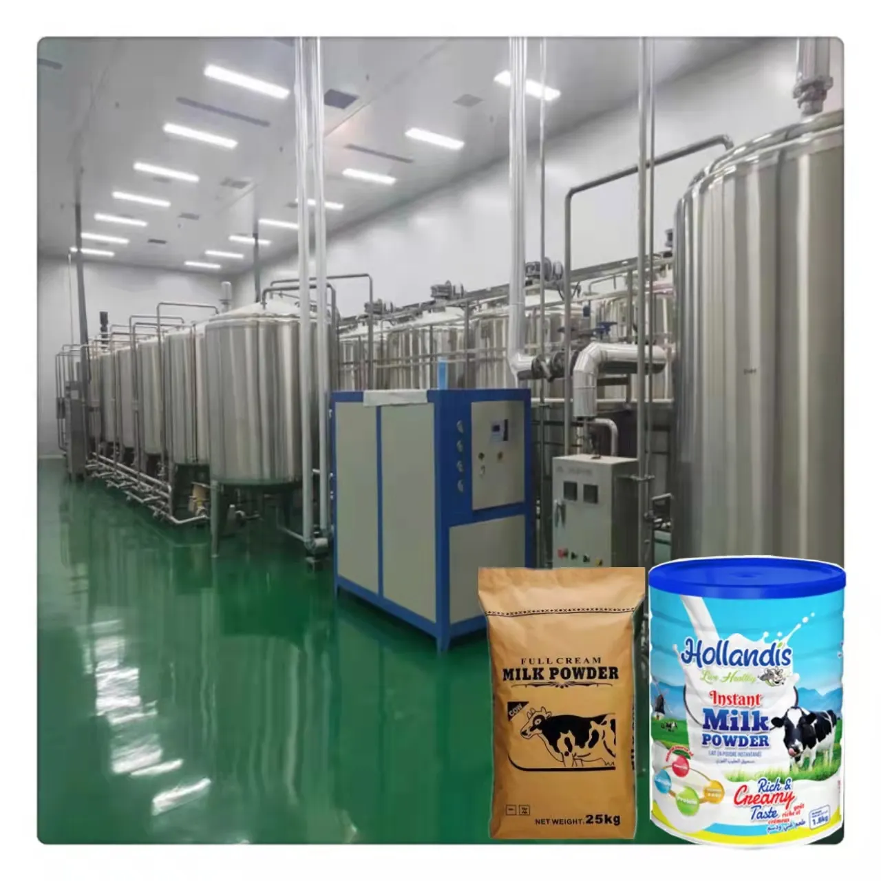 25kg 50kg powdered milk production plant milk powder plant machinery for sale